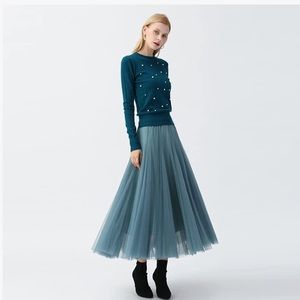 *NEW* A- Line Ballet Maxi Skirt